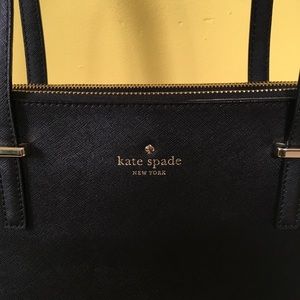 Kate Spade Large Work Tote Zipper (Black)